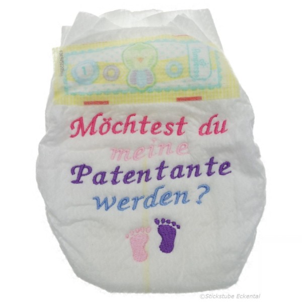 Windel Taufe Patentante